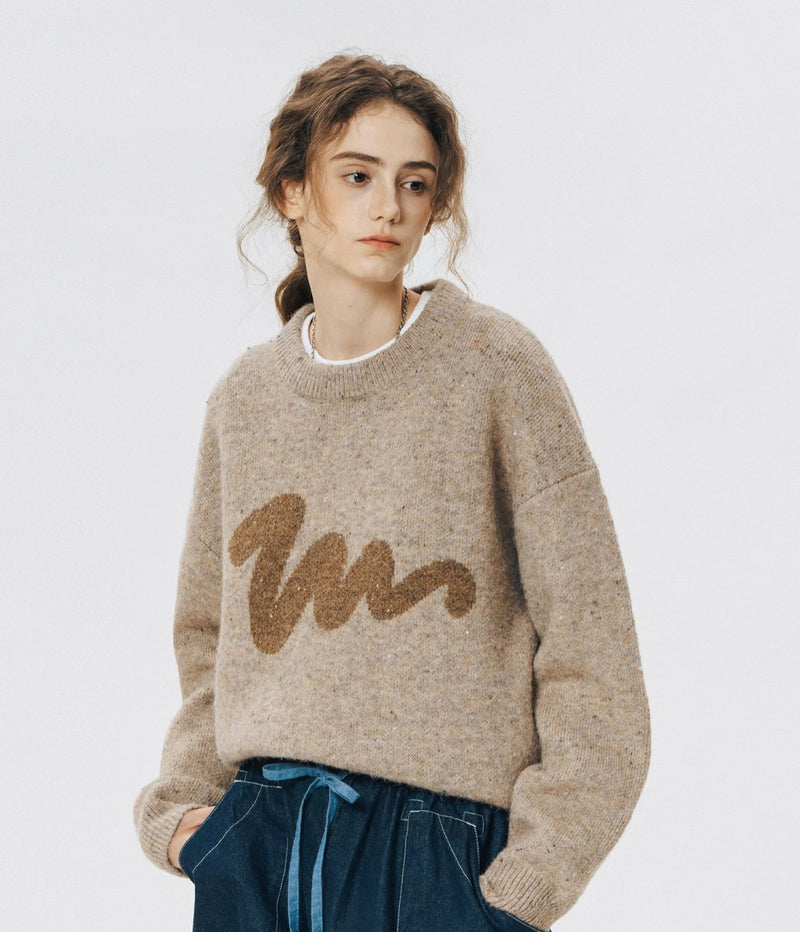 Print knit sweater N2486 - NNine