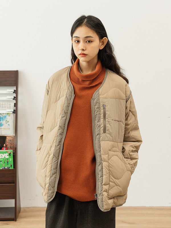 Quilting collarless light down N1629 - NNine