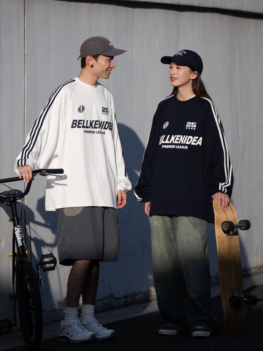 新作【MR NEARLY】washed raglan sleeve long T-shirt Tシャツ RadBlue LONG SLEEVE TEE【SKULL SURF】