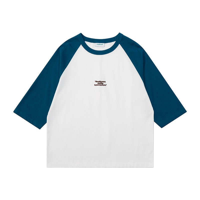 Raglan sleeve seven -quarter sleeve T-shirt WN20 - NNine
