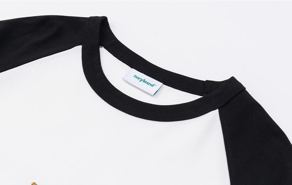 Raglan sleeve seven -quarter sleeve T-shirt WN20 - NNine