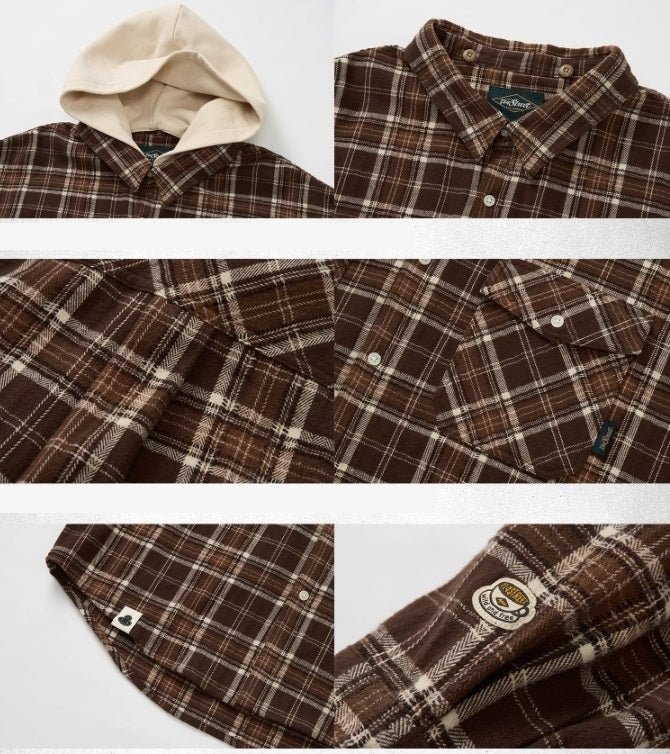 Removablehooded shirt jacket N2975 - NNine