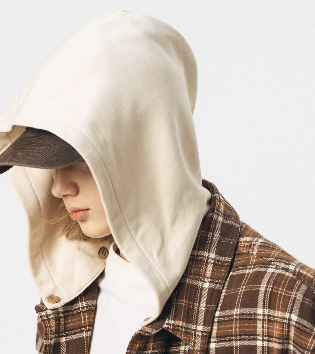 Removablehooded shirt jacket N2975 - NNine