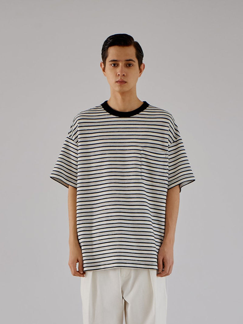 Retro border pocket T-shirt N1967 - NNine