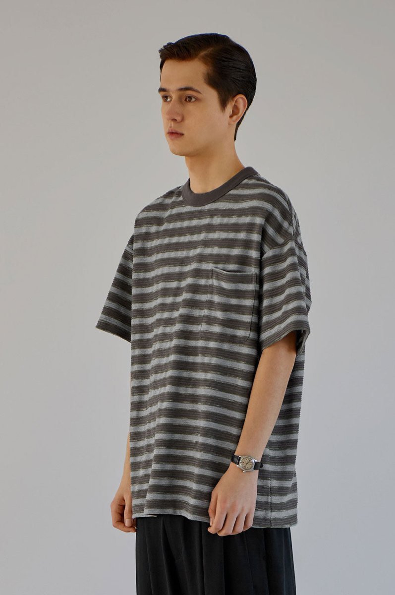 Retro border pocket T-shirt N1967 - NNine