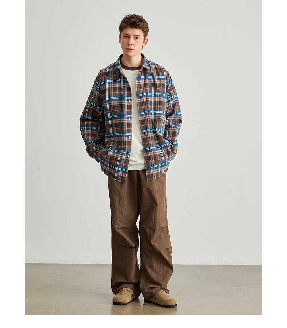 Retro check American shirt　N186 - NNine