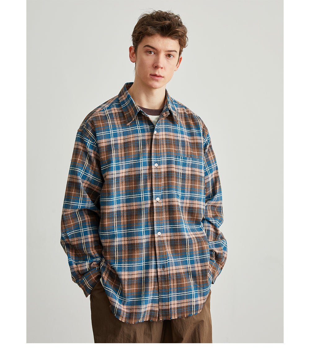 Retro check American shirt　N186 - NNine