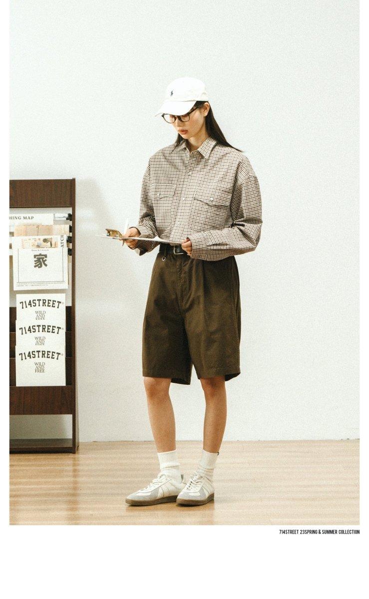 Retro check pocket shirt N2553 - NNine