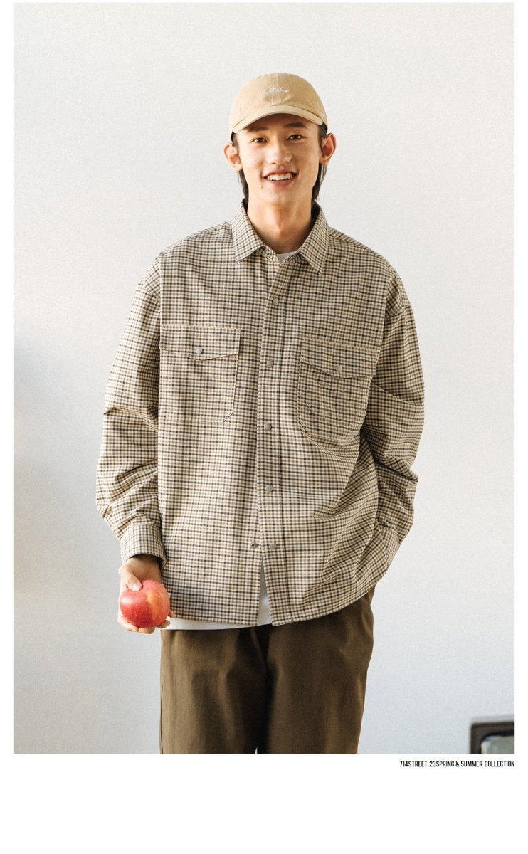 Retro check pocket shirt N2553 - NNine