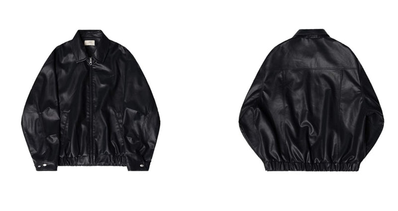 Retro leather jacket jacket N2496 - NNine