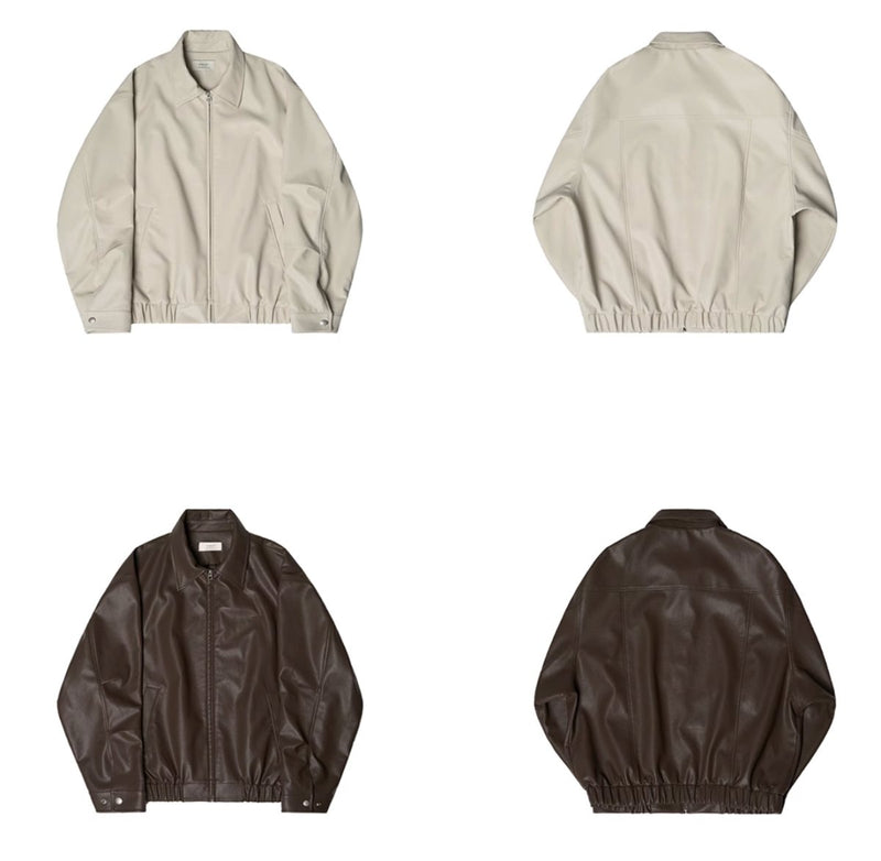 Retro leather jacket jacket N2496 - NNine