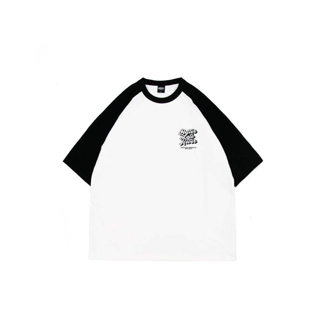 Retro logo raglan sleeve T-shirt　N2275 - NNine
