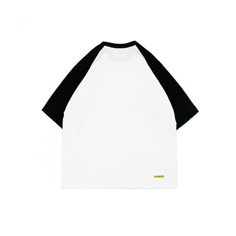 Retro logo raglan sleeve T-shirt　N2275 - NNine