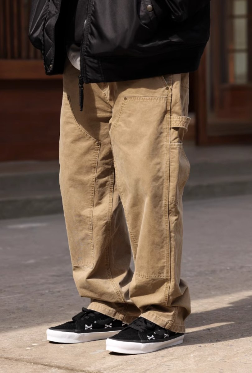 Retro multi pocket straight pants N3226 - NNine