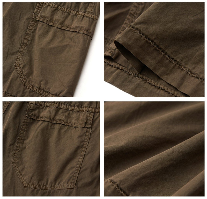 Retro Side Pocket Half Pants N2165 - NNine