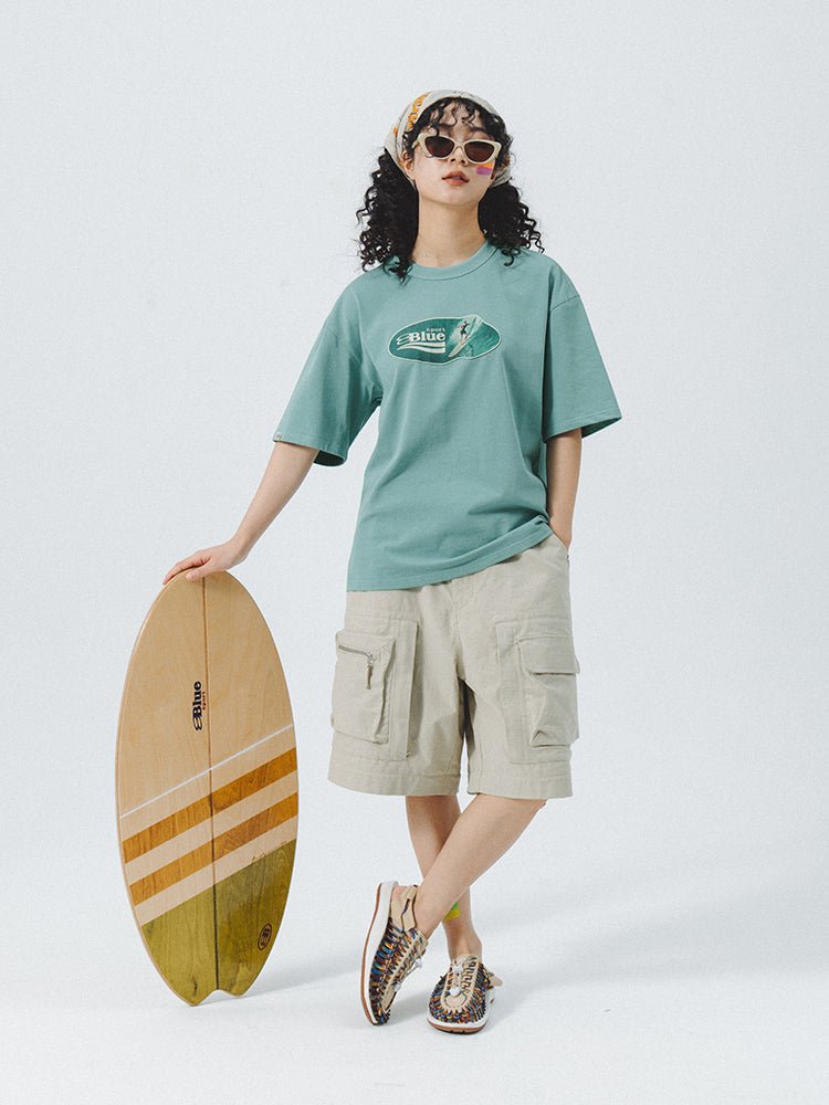 【接触冷感】Retro surfing T-shirts　N2263 - NNine