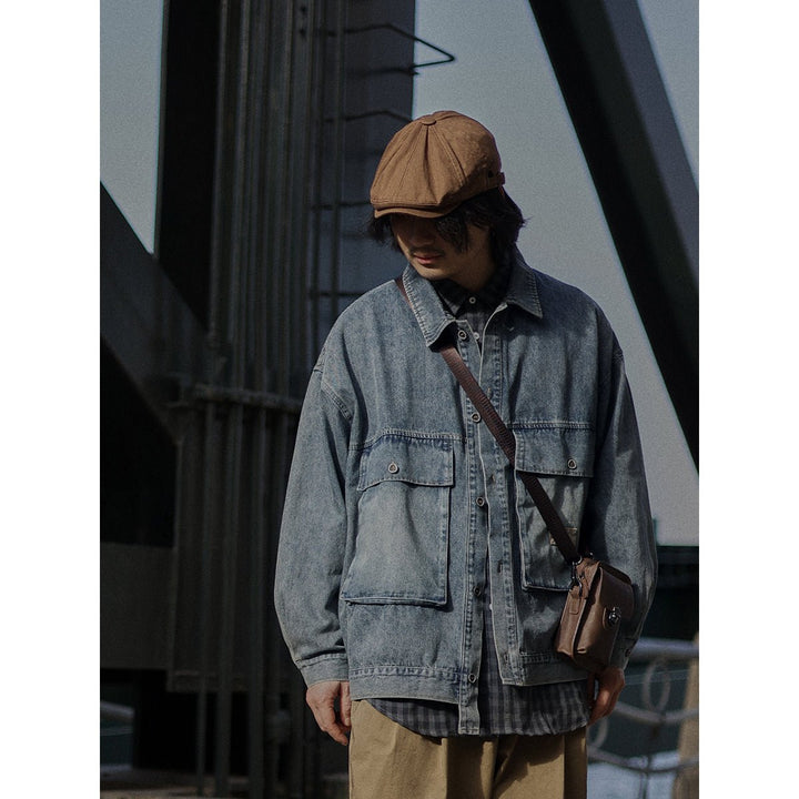 Retro wash denim jacket N1736 - NNine