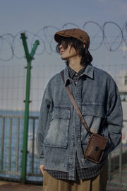 Retro wash denim jacket N1736 - NNine