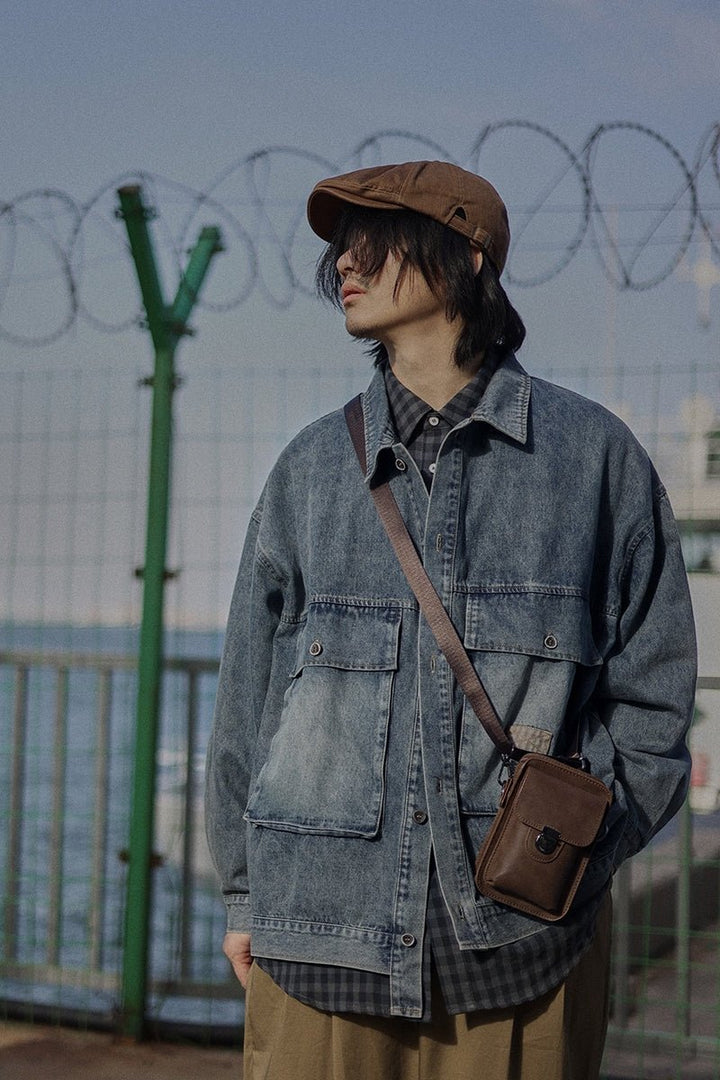 Retro wash denim jacket N1736 - NNine