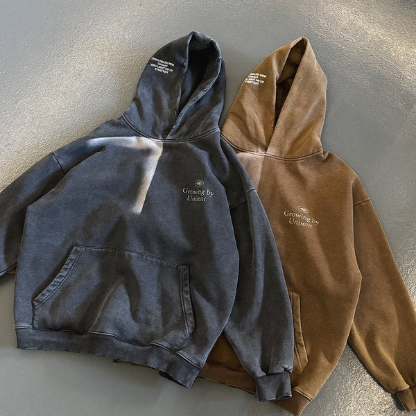 retro-washed hoodies N2957 - NNine