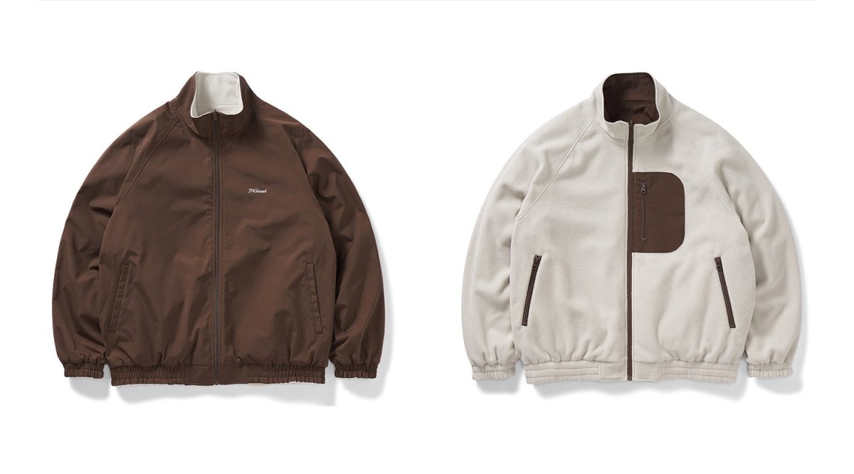 【両面使い・表面撥水加工】Reversible jacket N2352 - NNine