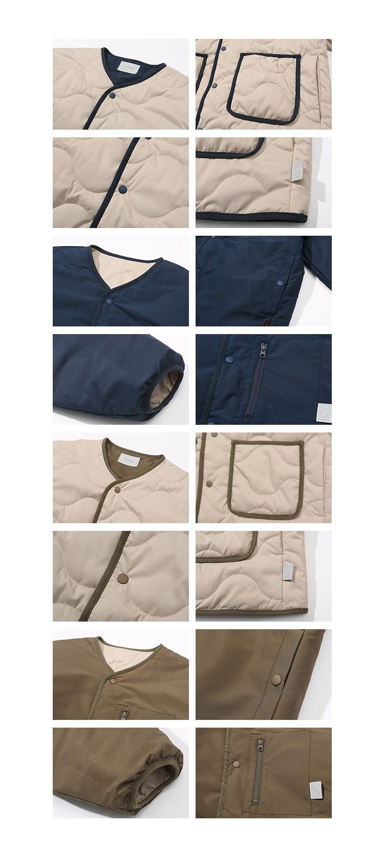 Reversible No Color thermocite Jacket N1543 - NNine
