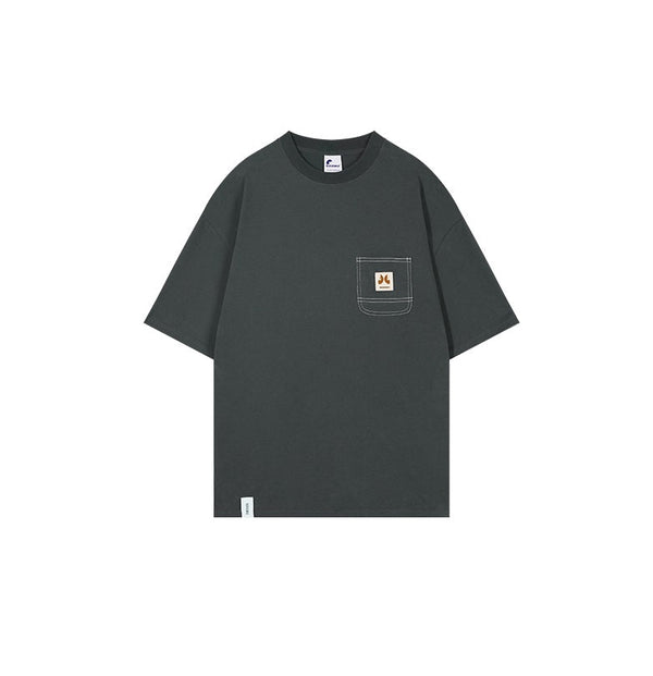 Ribbon pattern pocket T-shirt WN135 - NNine