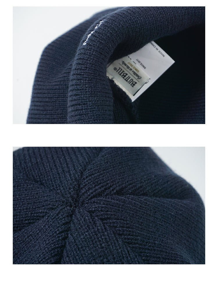 Round logo knit cap N1534 - NNine