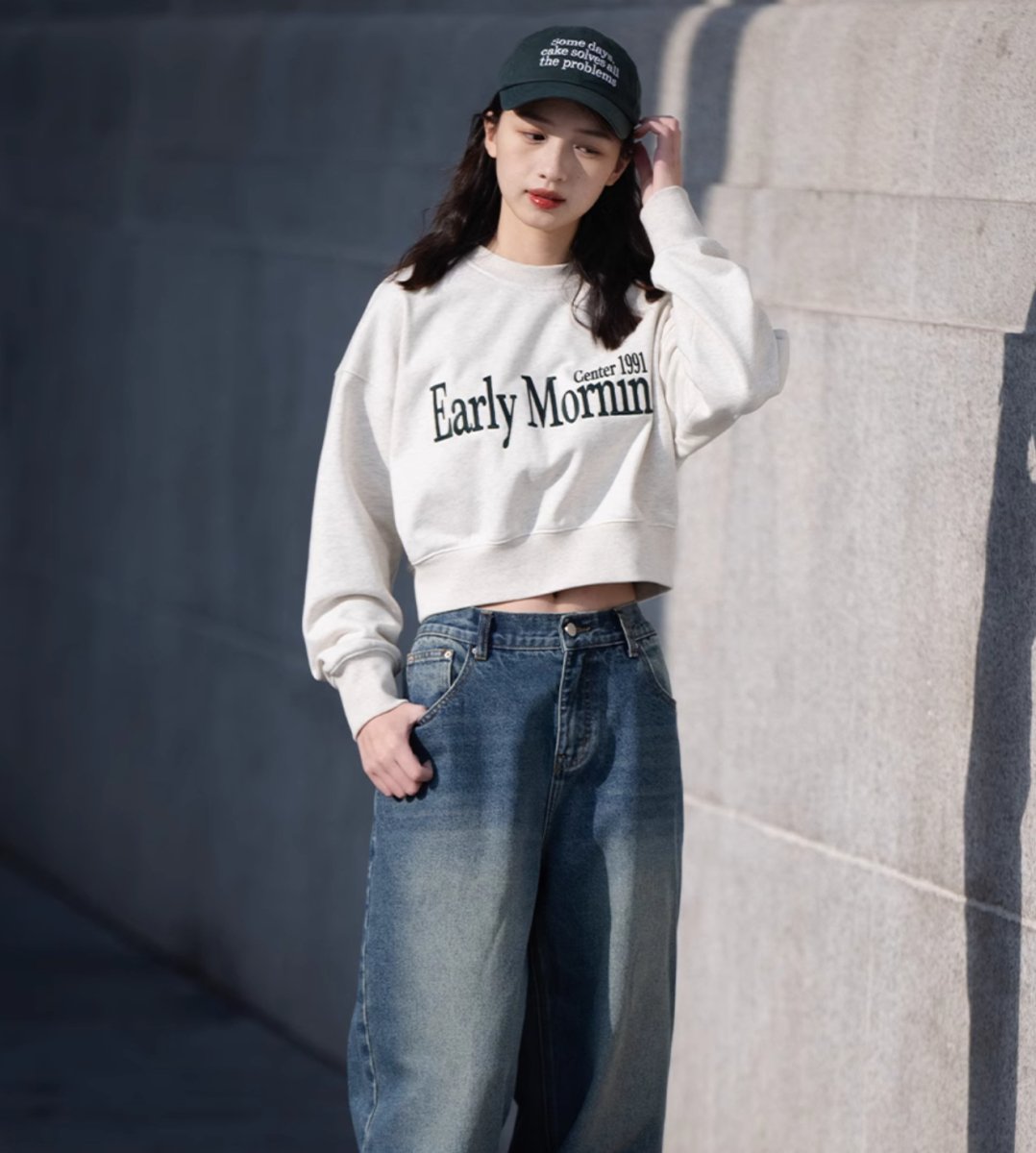 Round neck sweatshirt N3157 - NNine