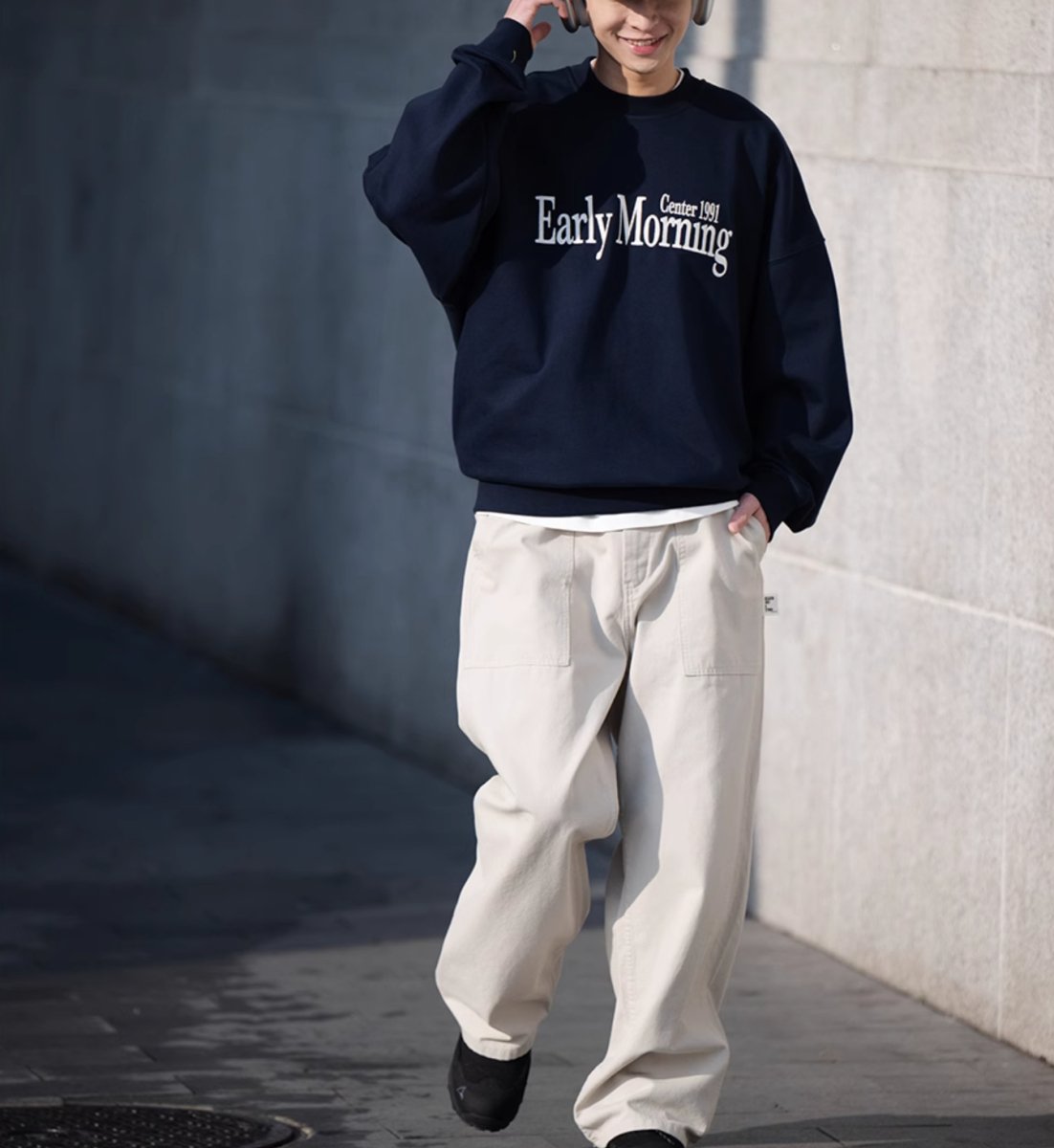 Round neck sweatshirt N3157 - NNine