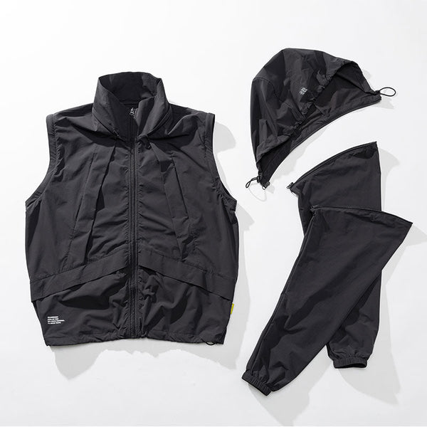 【取り外し可能】Serrate -style jacket vest N2325 - NNine
