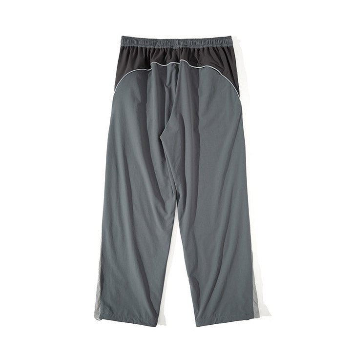 Side bicolor sporty pants N2326 - NNine