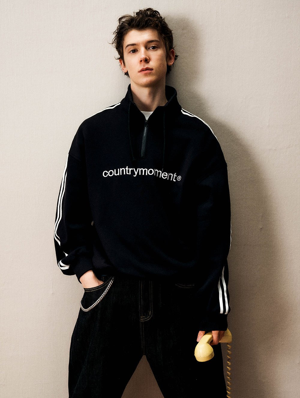 Side line logo half zip N1618 - NNine