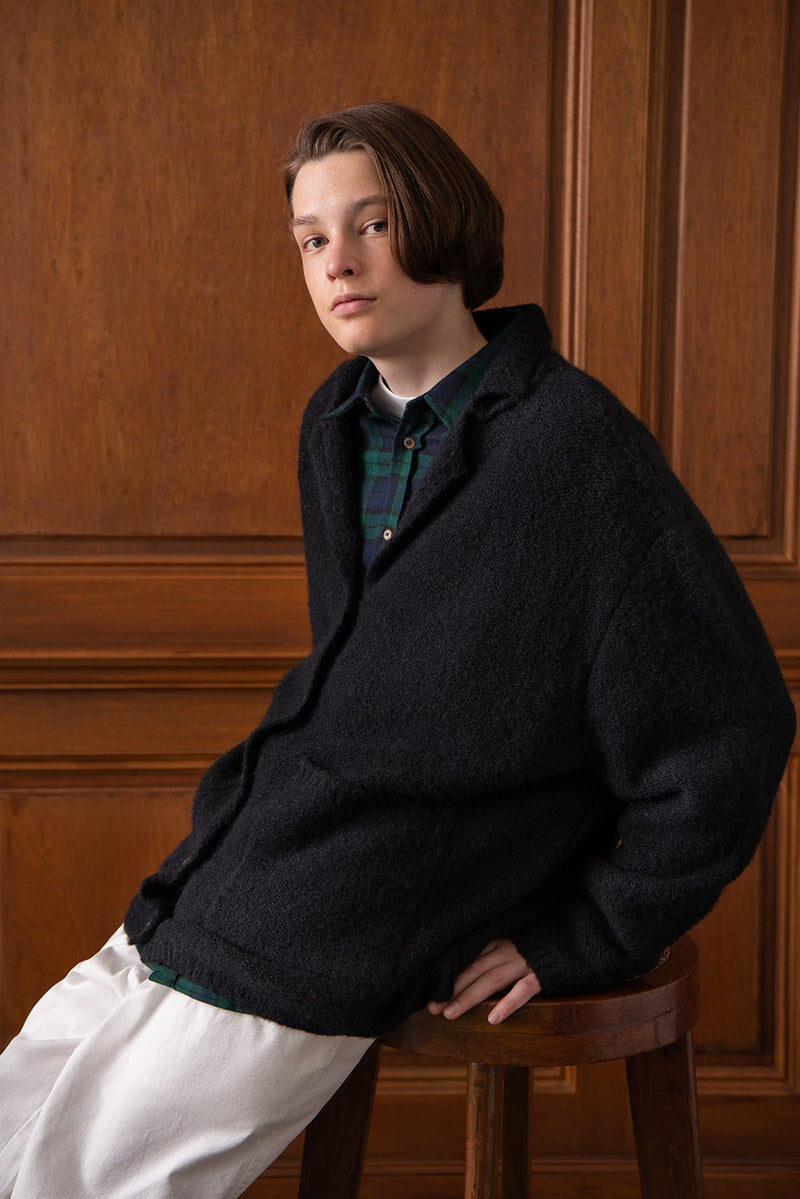Slim collar knit cardigan N1586 - NNine