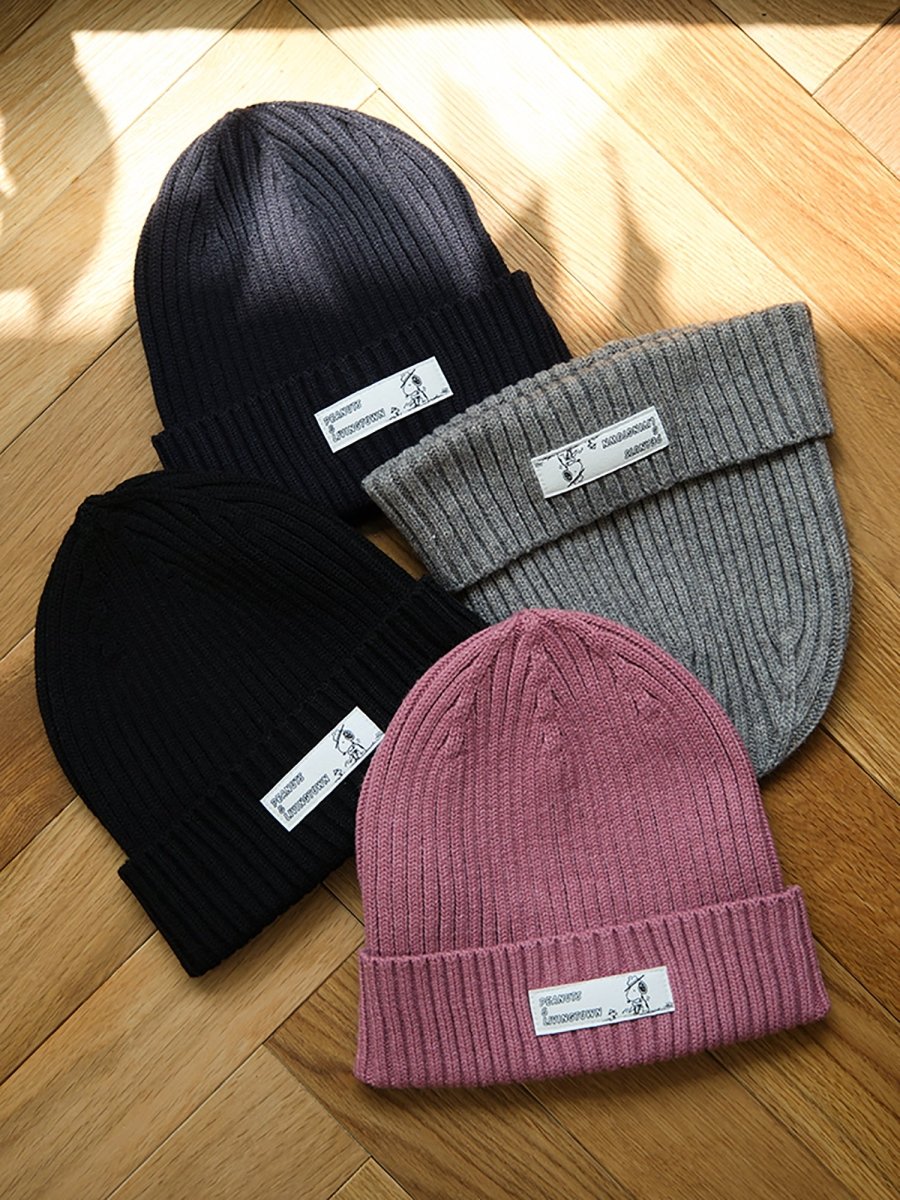SNOOPY collab Knit hat N2679 - NNine