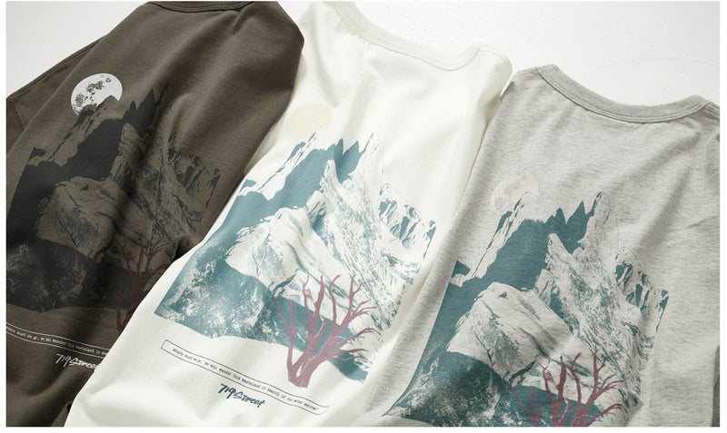 Snow Mountain T-shirt N2086 - NNine