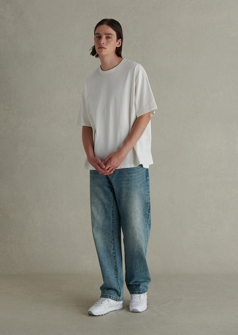 【海島綿】Solid short-sleeved shirt WN244 - NNine