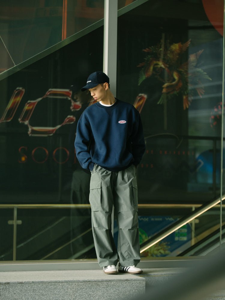 Split Crewneck Sweater N3205 - NNine