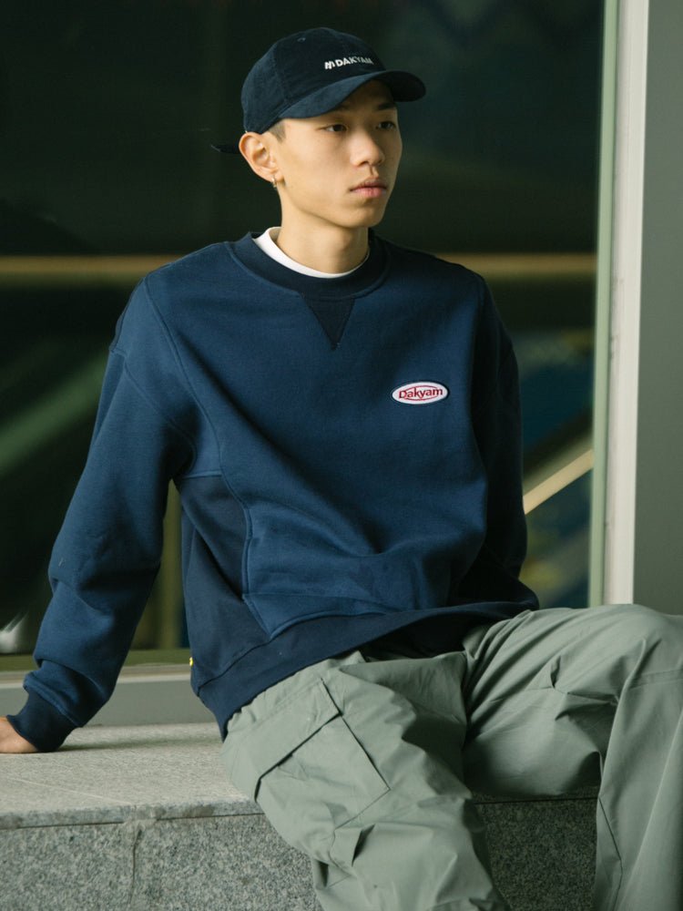 Split Crewneck Sweater   N3205