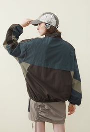 Sporty contrast nylon jumper N2330 - NNine
