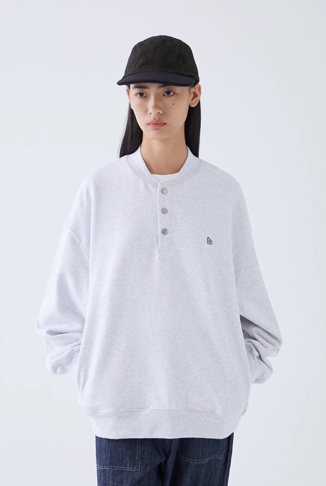 Stand color sweatshirt N58 - NNine