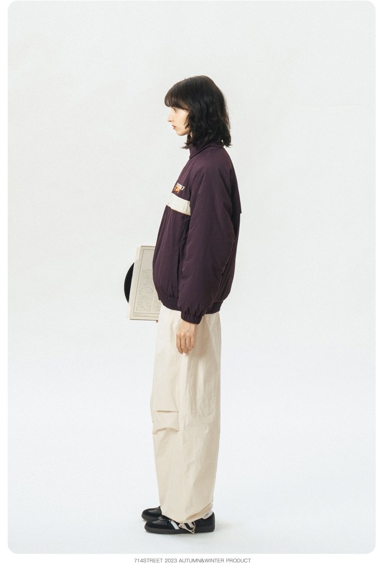 Stand color zip down jacket N2625 - NNine