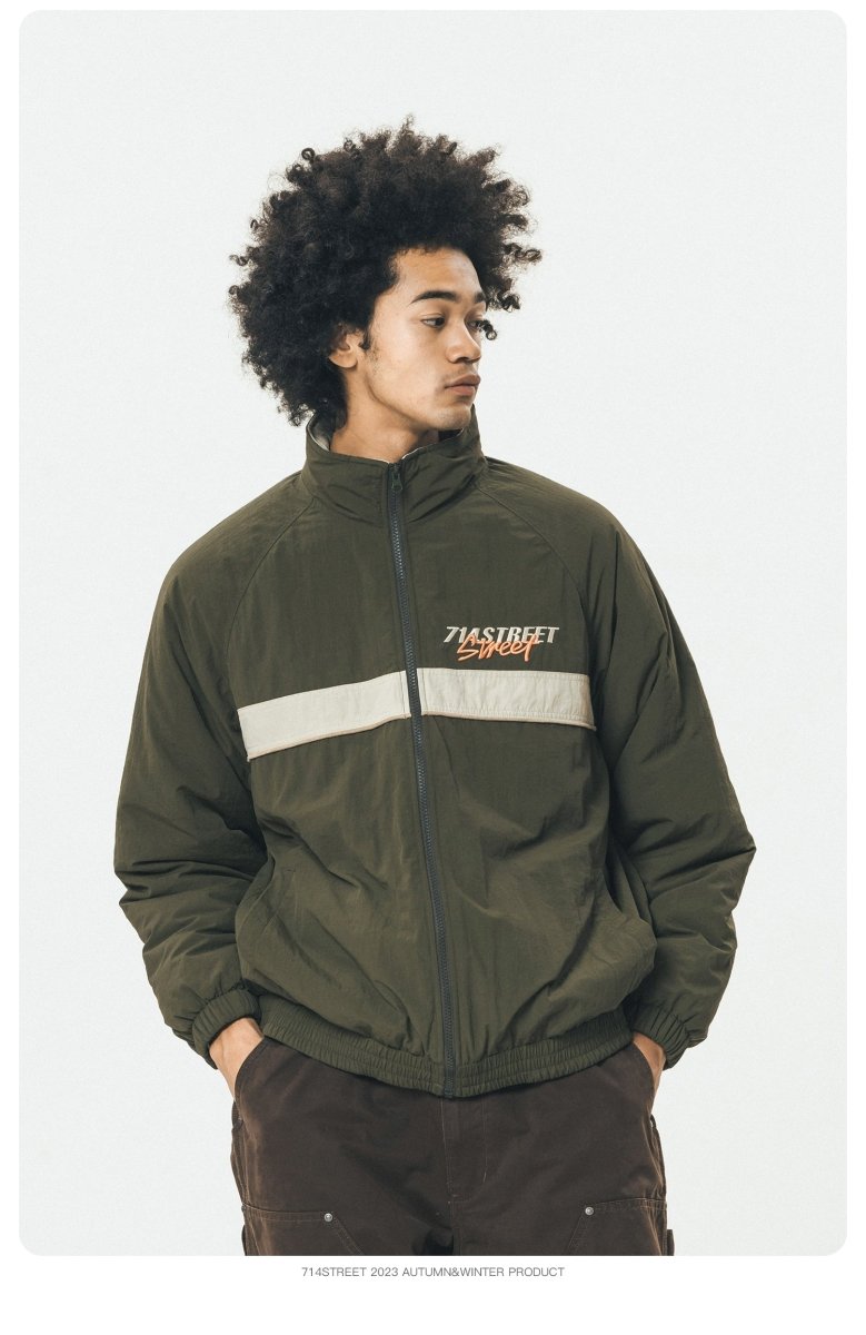 Stand color zip down jacket N2625 - NNine