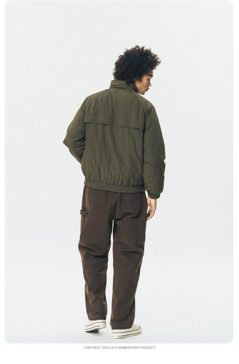 Stand color zip down jacket N2625 - NNine