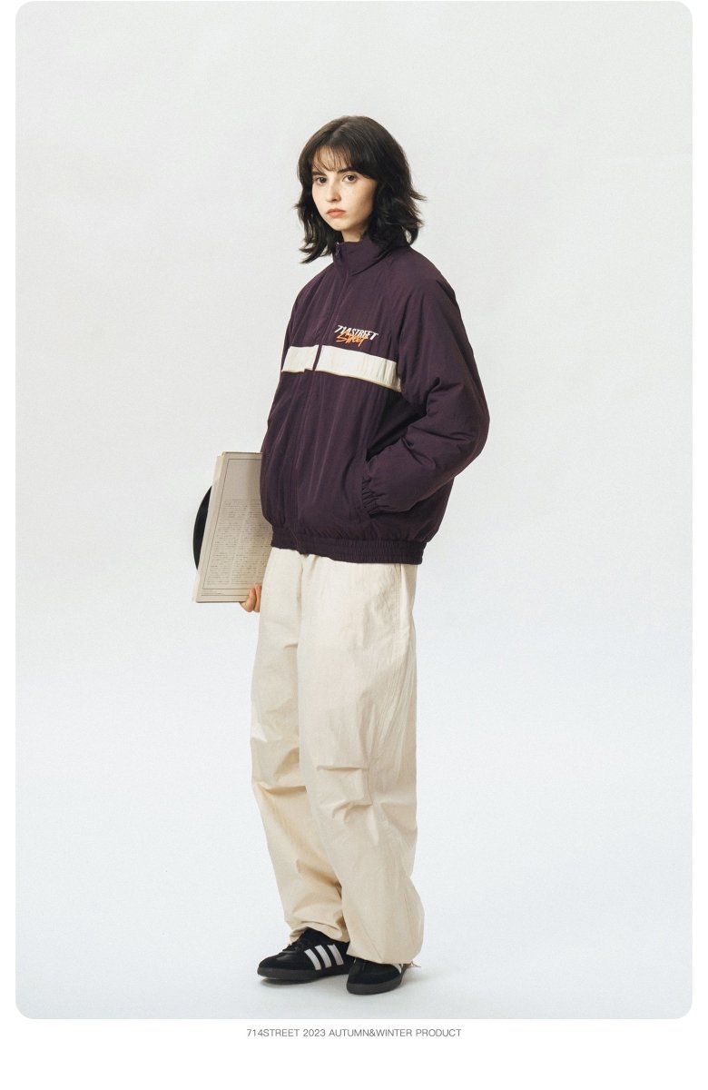 Stand color zip down jacket N2625 - NNine