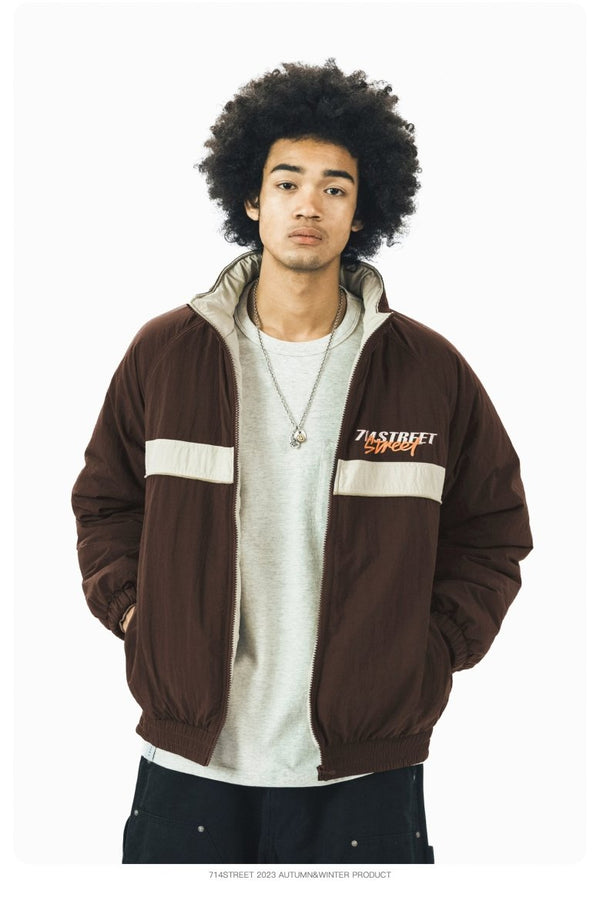Stand color zip down jacket N2625 - NNine