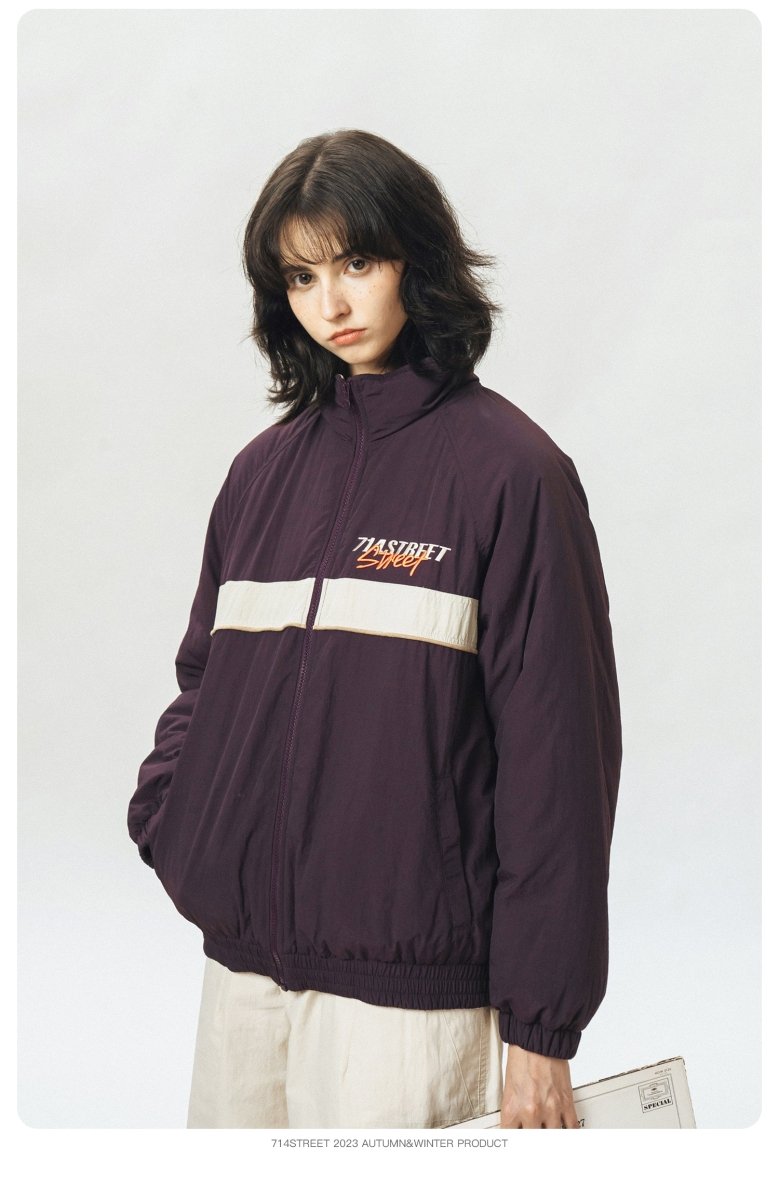 Stand color zip down jacket N2625 - NNine
