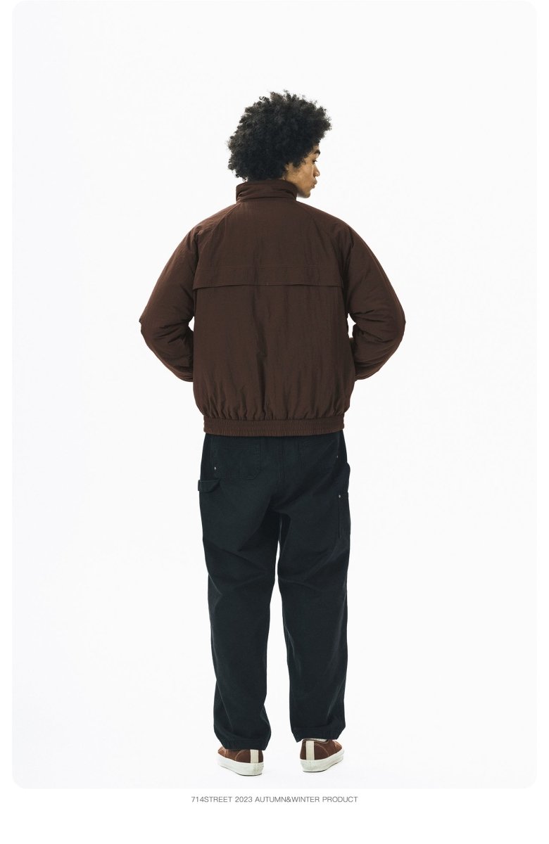 Stand color zip down jacket N2625 - NNine