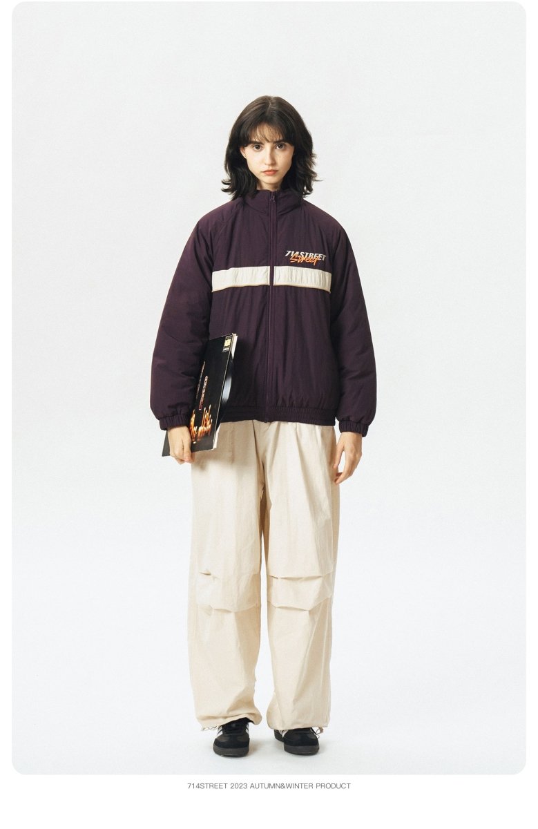 Stand color zip down jacket N2625 - NNine