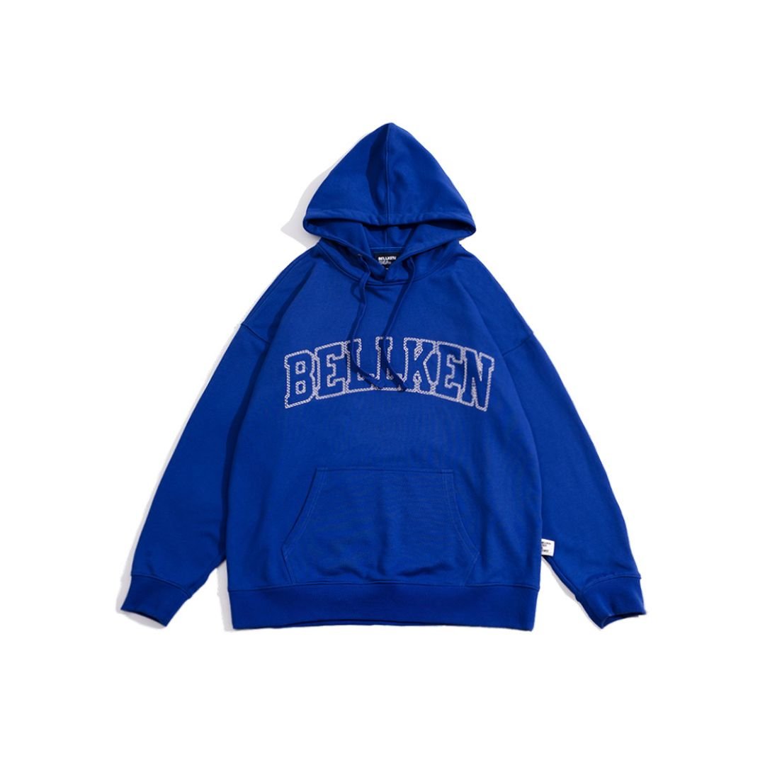 Stitch frame logo hoodie N1835 - NNine